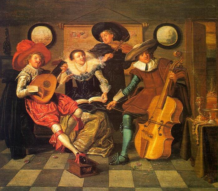 Musicale, Dirck Hals